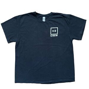 Kane Brown KB Crew Employee T-Shirt Black Size XL Official Tour Staff Shirt Rare